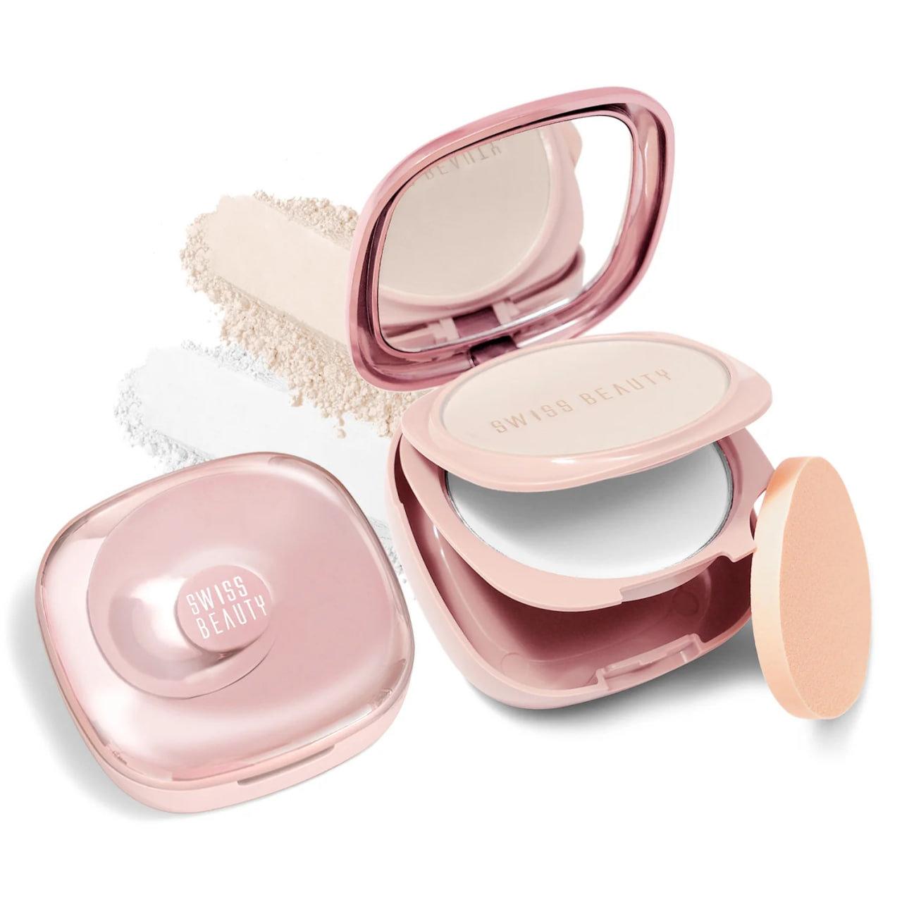 Picture of Swiss Beauty Matte & Set Duo Compact Powder - Ivory 01