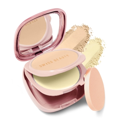 Picture of Swiss Beauty Matte & Set Duo Compact Powder - Honey 04