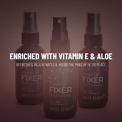 Picture of Swiss Beauty Makeup Fixer Natural Dewy Finish Setting Spray – 70 Ml