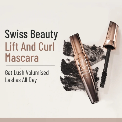Picture of Swiss Beauty 4d Mascara Waterproof Lift & Curl Black