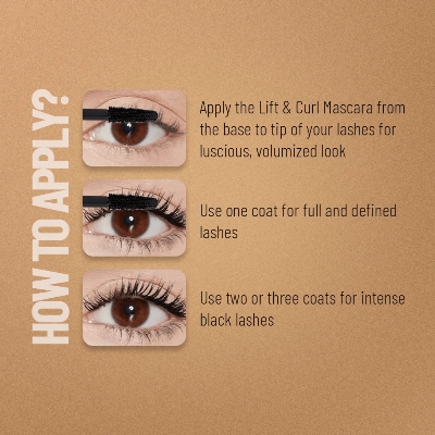 Picture of Swiss Beauty 4d Mascara Waterproof Lift & Curl Black