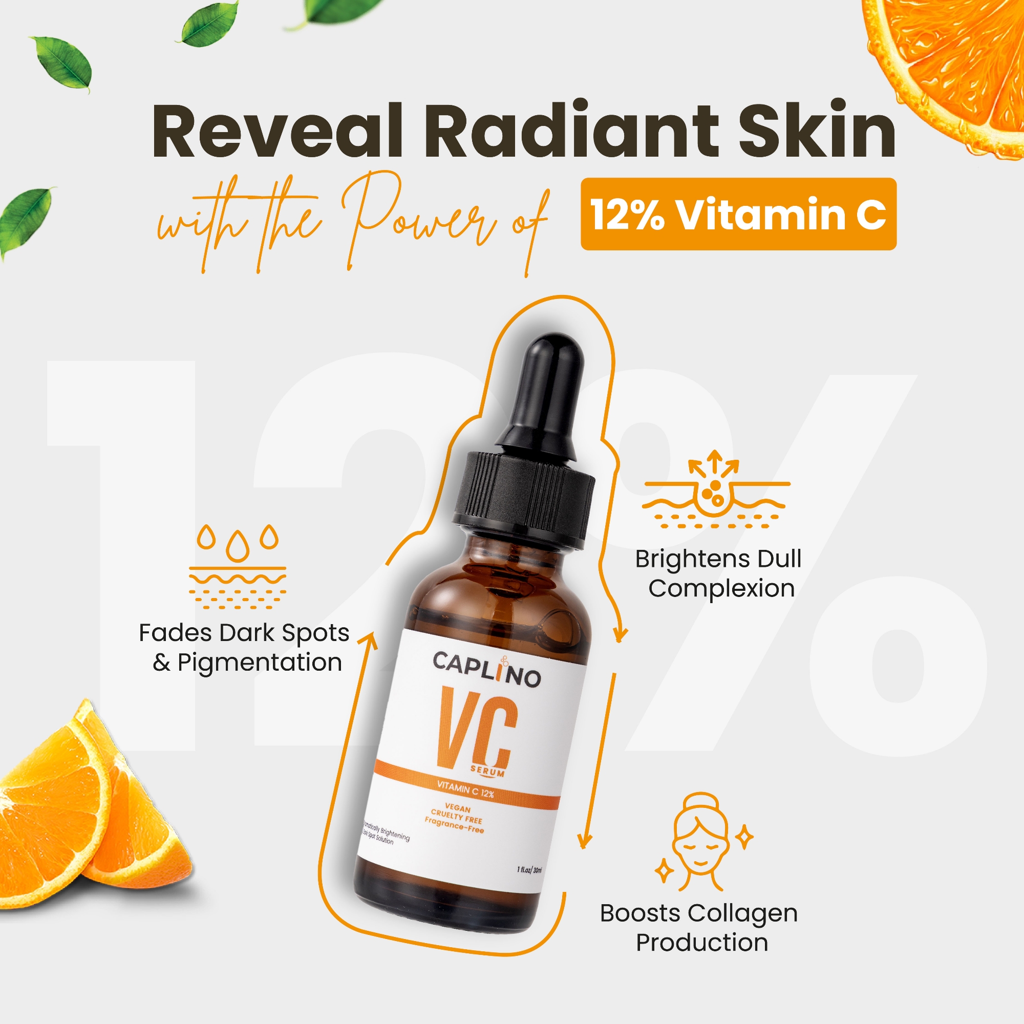 Picture of Caplino Vitamin C Serum 12% - 30ml