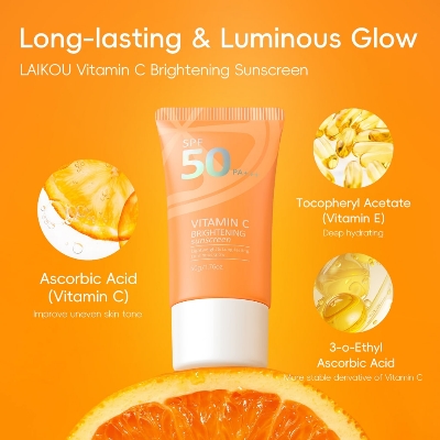 Picture of Laikou Vitamin C Brightening Sunscreen Tube - 50g