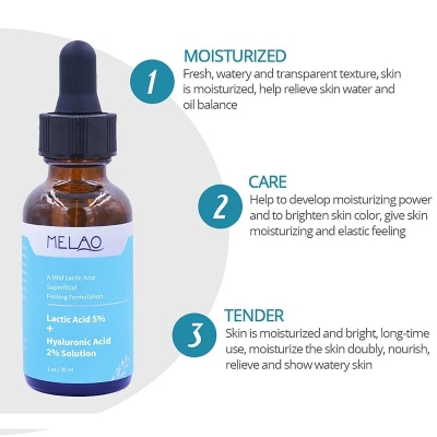 Picture of Melao Lactic Acid 5% + Hyaluronic Acid 2% Solution - 30ml