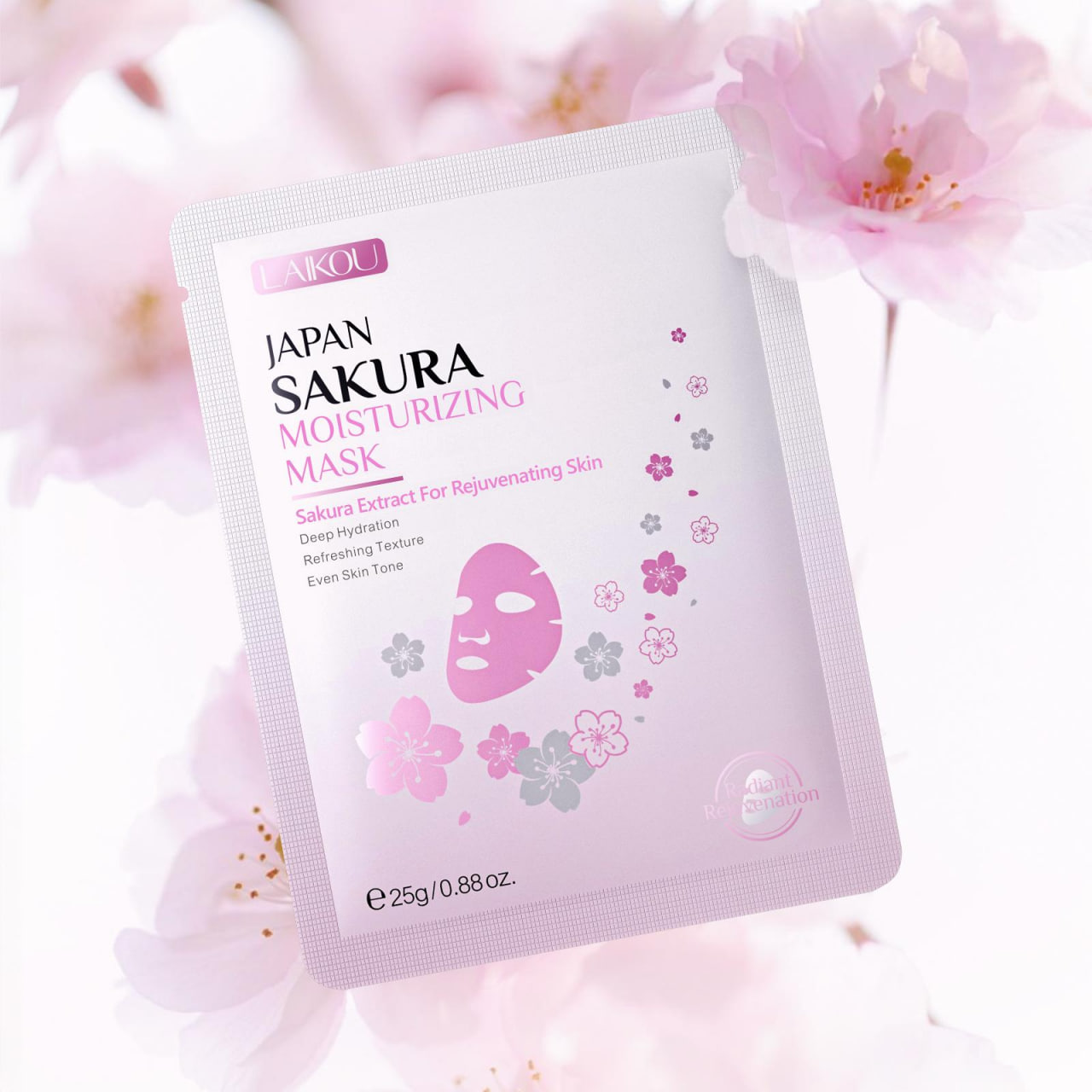 Picture of Laikou Japan Sakura Moisturizing Sheet Mask - 25g