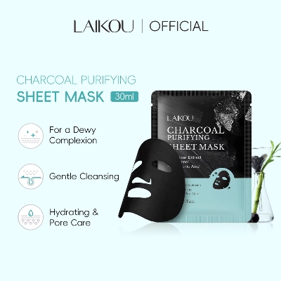 Picture of Laikou Charcoal Purifying Sheet Mask - 30ml