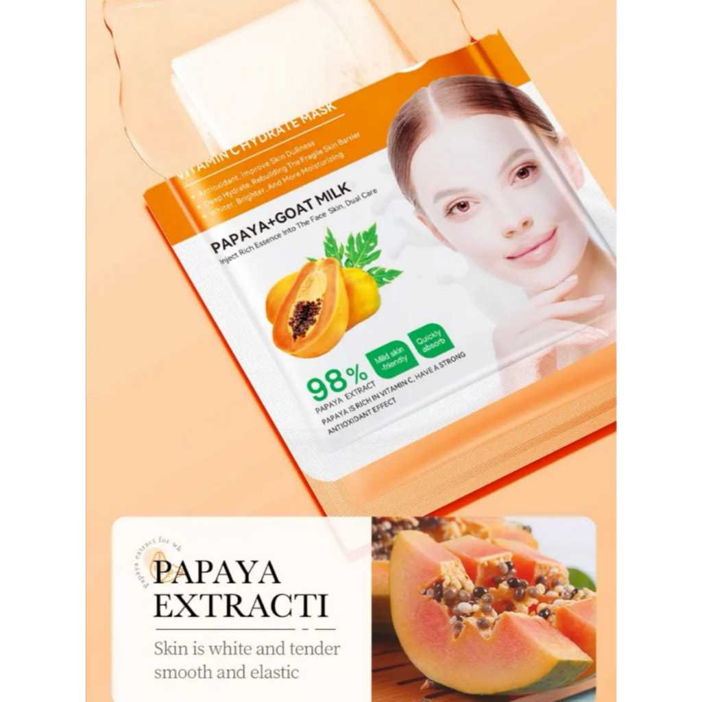 Picture of Bioaqua PAWPAW Papaya Sheet Mask - 25g