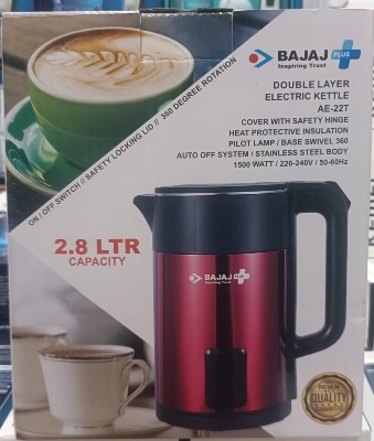 Picture of DOUBLE BAJAJ PLUS LAYER ELECTRIC KETTLE AE-22T 2.8L
