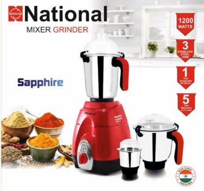 Picture of National Mixer Grinder Sapphire 1200 Watts MADE IN INDIA