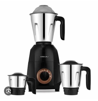 Picture of Bajaj Ninja Series Quartz Garnet Black and Pink 750W, For Wet & Dry Grinding