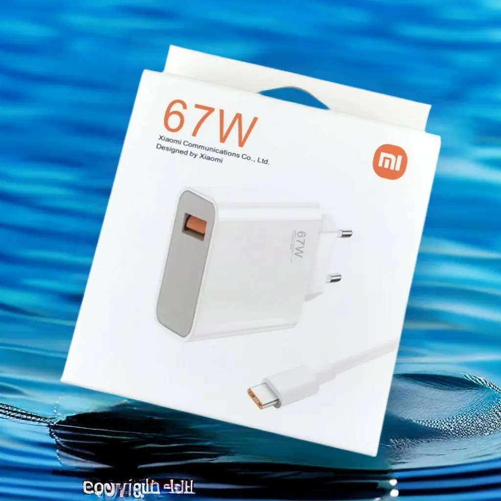 Picture of Xiaomi Mi 67W Turbo / 33W Turbo  Charger and 6A USB Type C Charging Cable For Xiaomi 11 Pro & Xiaomi 11 Ultra turbo supported with mini percentage