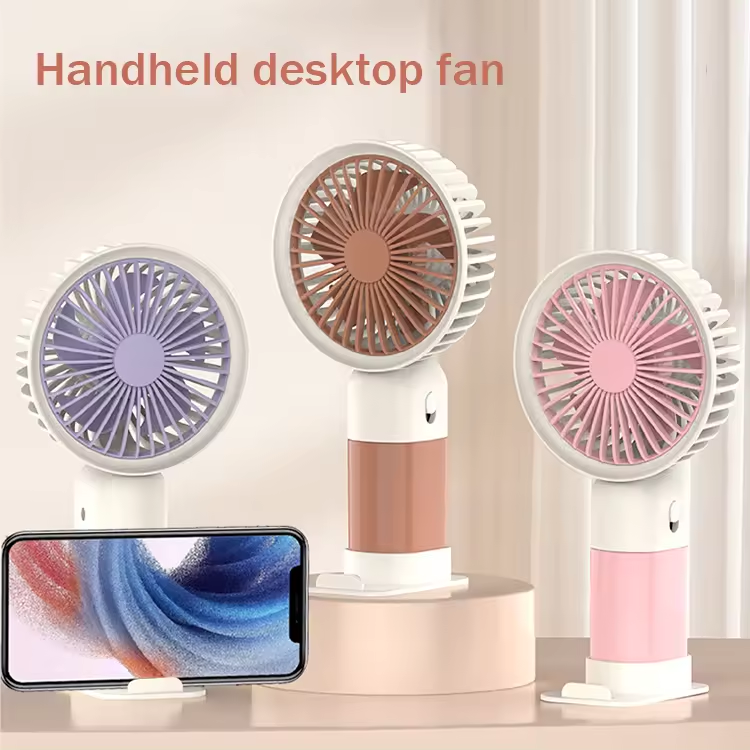 Picture of Mini Fan USB Rechargable Desk and Portable FAN Hand fan 2025