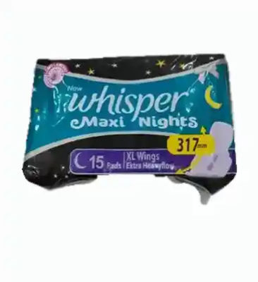 Picture of WHISPER MAXI NIGHT 15 PADS