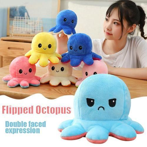 Picture of Reversible Soft Toy Octopus Baby Multi-color Cute Toy