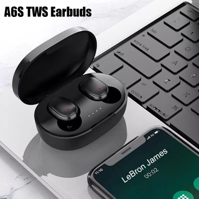 Picture of A6S TWS Headset Wireless Earphones Bluetooth Headphones Sport Stereo Fone Bluetooth Earbuds - Imran Fashion Hut - Bluetooth Headphone - Bluetooth Headphone - Air Buds - Tws - Bulotooth Headphone