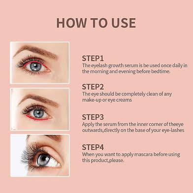 Picture of BIOAQUA Fast Eyelash Growth Serum Products Eyelashes Eyebrows Enhancer Fuller Thicker Lashes Treatment Lengthening Lash Lift Eye Care - 7ml