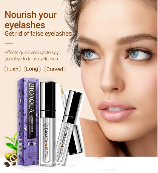 Picture of BIOAQUA Fast Eyelash Growth Serum Products Eyelashes Eyebrows Enhancer Fuller Thicker Lashes Treatment Lengthening Lash Lift Eye Care - 7ml