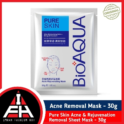 Picture of BIOAQUA Pure Skin Acne & Rejuvenation Acne Removal Sheet Mask- 30g