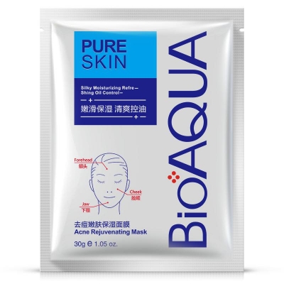 Picture of BIOAQUA Pure Skin Acne & Rejuvenation Acne Removal Sheet Mask- 30g