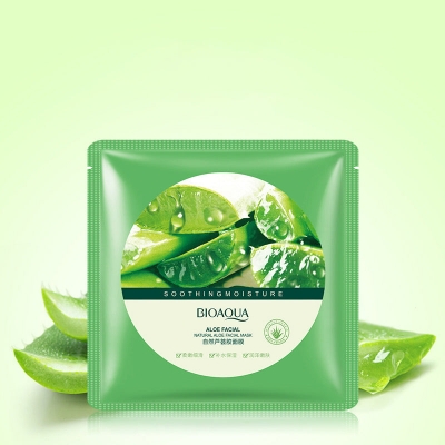 Picture of BIOAQUA Soothing & Moisture Aloe Vera 92% Soothing Gel Face Sheet Mask- 30g