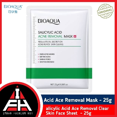 Picture of BIOAQUA Salicylic Acid Ace Removal Clear Skin Face Sheet Mask- 25g