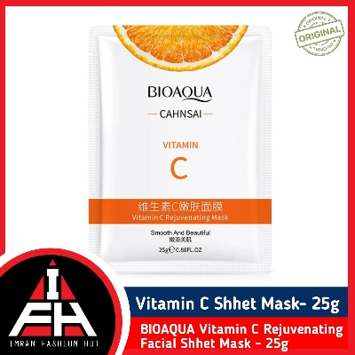 Picture of BIOAQUA Vitamin C Rejuvenating Facial Shhet Mask for Smooth & Beautyfull Skin- 25g