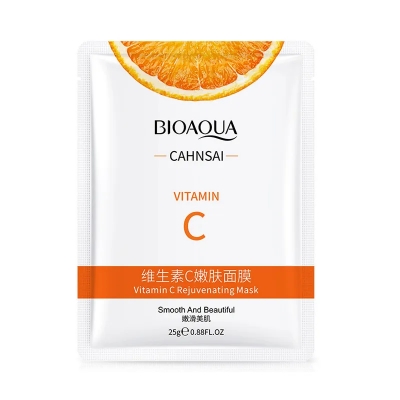 Picture of BIOAQUA Vitamin C Rejuvenating Facial Shhet Mask for Smooth & Beautyfull Skin- 25g