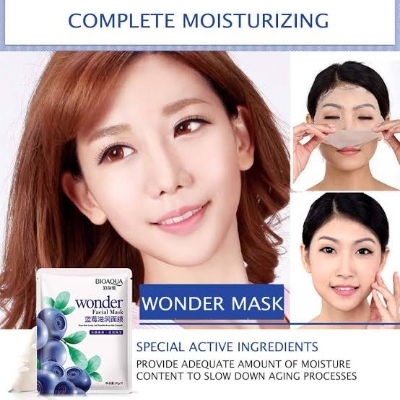 Picture of BIOAQUA Wonder Blueberry Moisturizing Face Sheet Mask- 30g