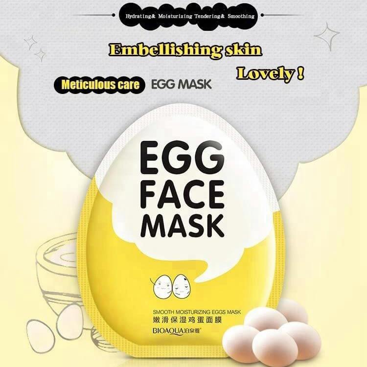 Picture of BIOAQUA Moisturizing Egg Face Sheet Mask- 30g