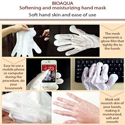 Picture of BIOAQUA Honey Moisturizing Hand Sheet Mask- 35g/Pair