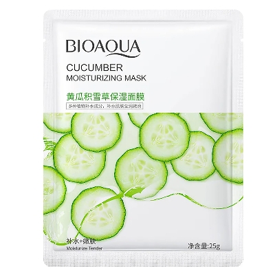 Picture of BIOAQUA 8 Pcs/Set Different Flavours Moisturizing Hydrating Facial Face Sheet Mask- 25g/Each