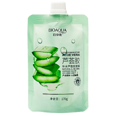 Picture of BIOAQUA Hydration Aloe Vera Gel Mask Moisturizing Non-Sticky Essence Replenishes Skin 170g