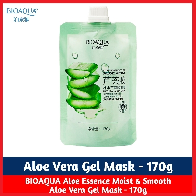 Picture of BIOAQUA Aloe Essence Moist & Smooth Aloe Vera Gel Mask- 170g