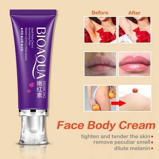 Picture of Nenhong Pink Body Cream Bioaqua Pink Cherry Whitening Cream