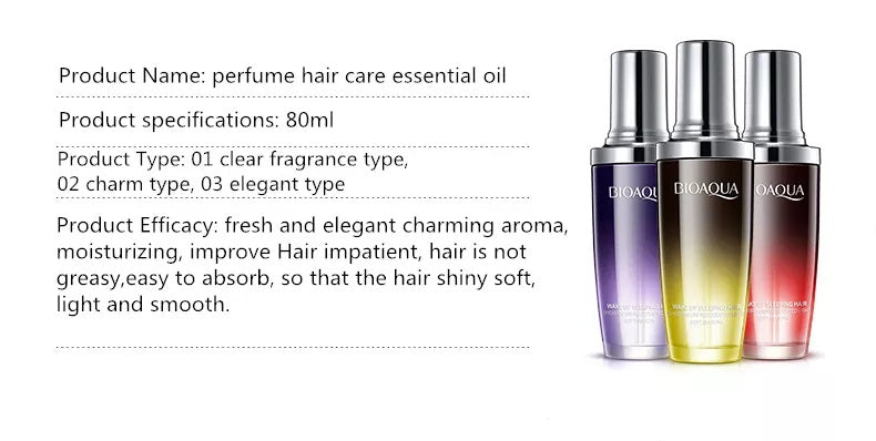 Picture of BIOAQUA Nutritious Prfume Hair Care Essencial Oil- 40ml