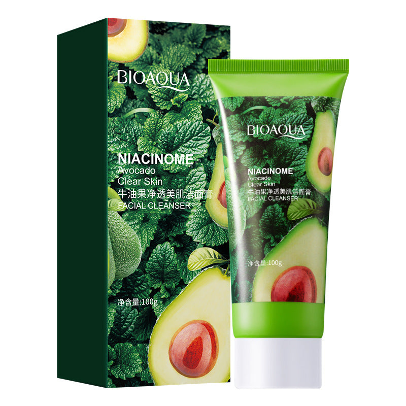 Picture of BIOAQUA Niacinome Avocado Elasticity Moisturizing Facial Cleanser 100g