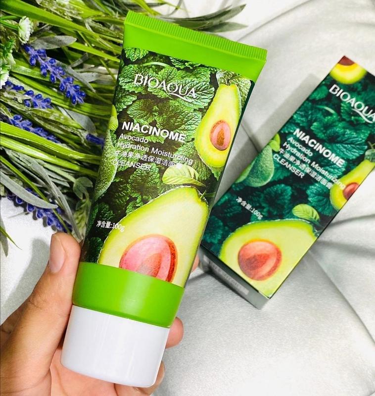 Picture of BIOAQUA Niacinome Avocado Hydration Moisturizing Face Cleanser- 100g