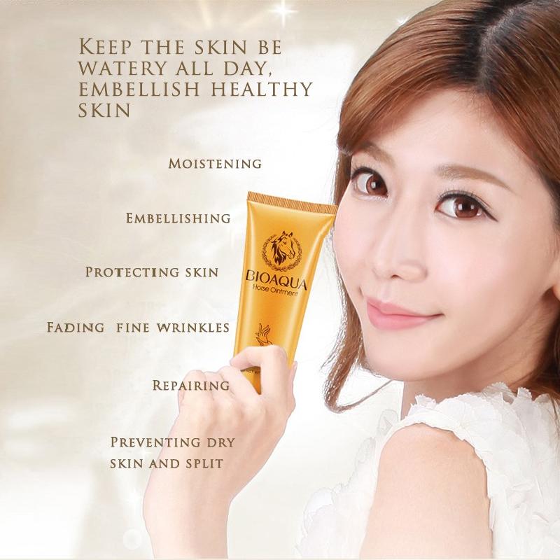 Picture of BIOAQUA Moisturizing & Hydrating Horse Ointment Miracle Skin Essence Hand Cream- 60g