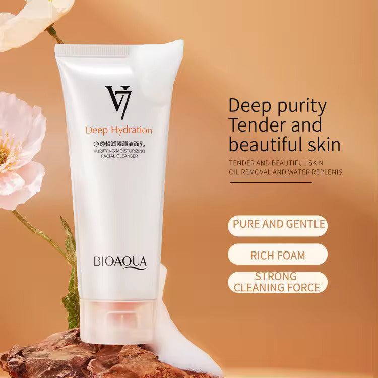 Picture of Bioaqua V7 Deep Hydration Moisturizing Facial Cleanser

- 100g