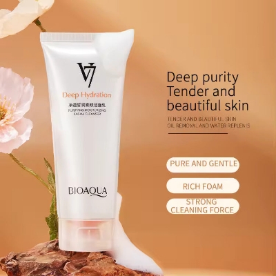 Picture of BIOAQUA Deep Cleansing Moisturizing V7 Face Cleanser-100g