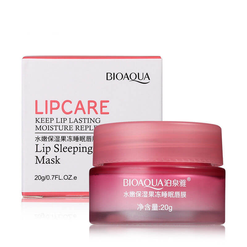 Picture of BIOAQUA Strawberry Lip Sleeping Mask Exfoliator Lips Balm 20g