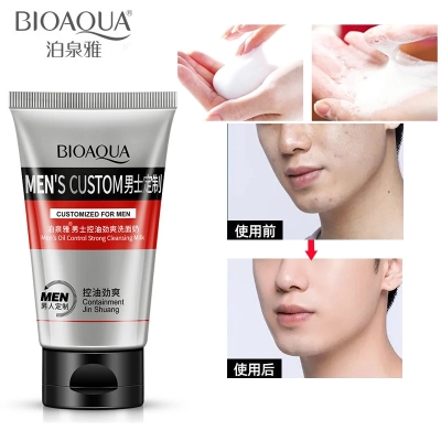 Picture of Deep Cleasing Men Oil Control Strong Milk Face Cleanser- 100g