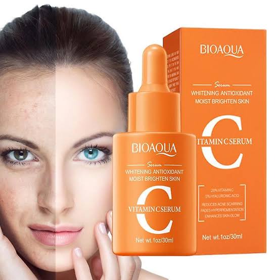 Picture of BIOAQUA Vitamin C Facial Serum Hyaluronic Acid Essence Anti-Aging Moisturizing Face Skin Care 30ml