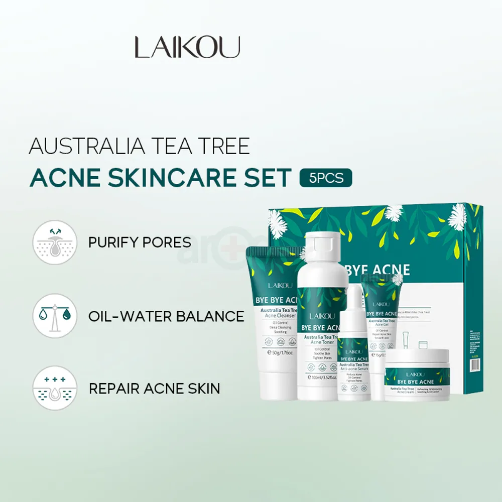 Picture of LAIKOU Remove Acne Australia Tea Tree Acne Skin care Set- 5pcs/Set
