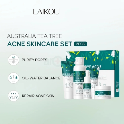 Picture of LAIKOU Remove Acne Australia Tea Tree Acne Skin care Set- 5pcs/Set
