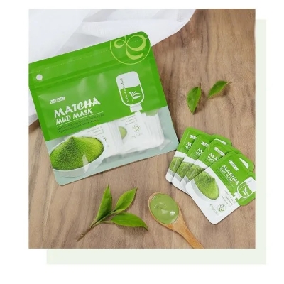 Picture of LAIKOU Deep Cleansing 12 Pcs/Set Matcha Mud Mask- 5gX12 Pcs