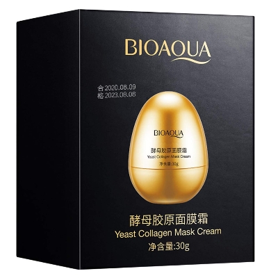Picture of BIOAQUA Moisturizing & Cleansing Yeast Collagen Mask Cream- 30g