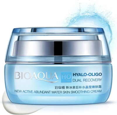 Picture of BIOAQUA Hyalo-Oligo Dual Recovery Ice Spring Rehydrating Skin Rejuvenating Cream- 50g