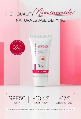 Picture of LAIKOU Pro Niacinamide Daily Waterproof SPF 50+++ Sunscreen Cream- 50g