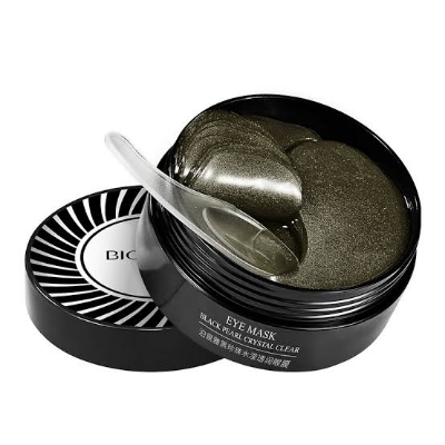 Picture of BIOAQUA Moisturizing & Dark Circle Reduce Black Pearl Crystal Clear Eye Mask- 80